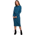 Dámské Denní šaty Stylove v modré barvě v moderním stylu ve velikosti XXL ve slevě plus size 