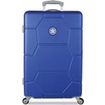 Kufry na kolečkách SuitSuit v modré barvě s integrovaným zámkem o objemu 57 l 
