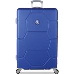 Kufry na kolečkách SuitSuit v modré barvě s integrovaným zámkem o objemu 88 l 