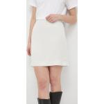 Dámské Designer Mini sukně Calvin Klein v béžové barvě z polyesteru ve velikosti 9 XL mini ve slevě 