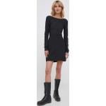 Dámské Designer Pouzdrové sukně Calvin Klein v černé barvě z viskózy ve velikosti 10 XL mini 