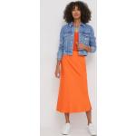 Dámská Designer  Letní móda Calvin Klein v oranžové barvě z polyesteru ve velikosti 9 XL ve slevě 