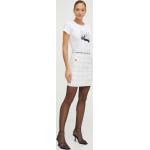 Dámské Pouzdrové sukně Guess Sofia v bílé barvě z polyesteru ve velikosti M mini 