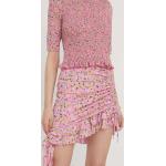 Dámské Mini sukně HUGO v růžové barvě z polyesteru ve velikosti L mini ve slevě 