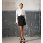 Dámské Mini sukně Karl Lagerfeld v černé barvě v lakovaném stylu ve velikosti XXL mini 
