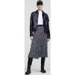 Dámské Skládané sukně Karl Lagerfeld v černé barvě ve velikosti 10 XL 