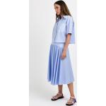 Dámská  Letní móda MANUEL RITZPIPO v modré barvě z bavlny ve velikosti XXL pod kolena 