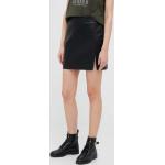 Dámské Kožené sukně Pepe Jeans v černé barvě z koženky ve velikosti L mini 