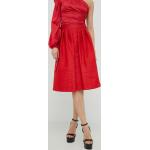 Dámské Mini sukně PINKO v červené barvě z viskózy ve velikosti 9 XL mini 