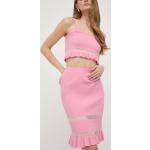 Dámské Pouzdrové sukně PINKO v růžové barvě z viskózy ve velikosti M mini 