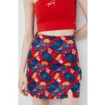 Dámské Mini sukně Tommy Hilfiger v červené barvě z bavlny ve velikosti L mini ve slevě 