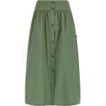 Dámská  Letní móda WOOLRICH v zelené barvě v elegantním stylu z popelínu ve velikosti L pod kolena 