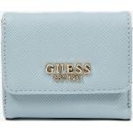 Světle modrá dámská malá peněženka Guess Laurel - Dámské