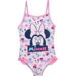 Dětské jednodílné plavky v růžové barvě s motivem Mickey Mouse a přátelé Minnie Mouse s motivem myš 