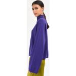 Dámské Rolákové svetry MANUEL RITZPIPO ve fialové barvě ve velikosti XS s vysokým krkem 