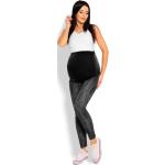 Dámské Těhotenské legíny v černé barvě z polyesteru ve velikosti XXL plus size 