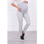 Dámské Těhotenské kalhoty v šedé barvě ve velikosti L 