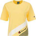 Dámská  Trička s potiskem Champion v žluté barvě ve velikosti XS ve slevě 