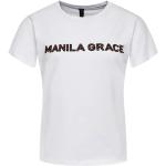 Manila Grace T-Shirt T169CU Bílá Regular Fit