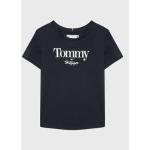 BIO Dětská trička Tommy Hilfiger Glitter v modré barvě se třpytkami ve slevě 