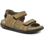 Pánské Kožené sandály v béžové barvě z kůže ve velikosti 41 na léto 