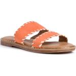 Dámské Kožené pantofle Tamaris v oranžové barvě v moderním stylu z hladké kůže ve velikosti 39 ve slevě 