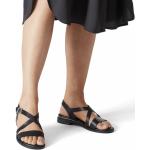 Dámské Kožené sandály Tamaris v černé barvě ze syntetiky ve velikosti 38 ve slevě na léto 
