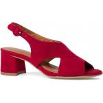 Dámské Sandály na podpatku Tamaris v červené barvě v elegantním stylu ze syntetiky ve velikosti 39 na léto 
