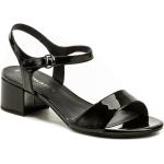 Dámské Sandály na podpatku Tamaris v černé barvě v elegantním stylu ve velikosti 38 na léto 