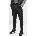 Pánské Kožené kalhoty v černé barvě v elegantním stylu z kůže ve velikosti 8 XL tapered ve slevě 