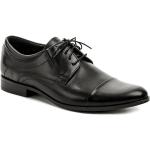 Pánská  Společenská obuv v černé barvě z kůže ve velikosti 39 na jaro 