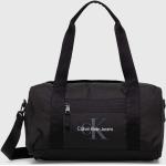 Designer Tašky crossbody Calvin Klein Jeans v černé barvě s vnější kapsou 
