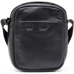 Pánské Messenger tašky přes rameno Diesel v černé barvě v minimalistickém stylu z kůže 