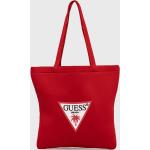 Dámské Luxusní kabelky Guess v červené barvě ve slevě 