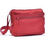Tašky přes rameno Hedgren v červené barvě v moderním stylu s blokováním RFID 