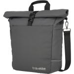 Tašky přes rameno Travelite Basics v antracitové barvě s reflexními prvky 