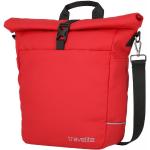 Tašky přes rameno Travelite Basics v červené barvě s reflexními prvky 