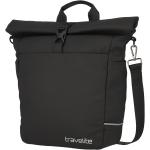 Tašky přes rameno Travelite Basics v černé barvě s reflexními prvky 