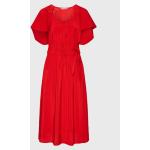 Dámské Denní šaty Tatuum v červené barvě z viskózy ve velikosti XXL ve slevě 
