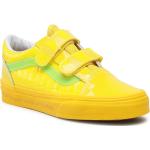 Pánské Skate boty Vans v žluté barvě v skater stylu ve velikosti 27 na suchý zip ve slevě 