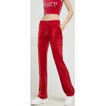 Dámské Tepláky Juicy Couture v červené barvě z polyesteru ve velikosti L 