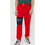 Tepláky Tommy Hilfiger v červené barvě z polyesteru ve velikosti 9 XL 