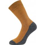 Pánské Ponožky Boma v hnědé barvě ve velikosti S vyrobené v Česku 