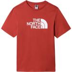 Pánská  Trička s krátkým rukávem The North Face v červené barvě z bavlny ve velikosti M s krátkým rukávem ve slevě 