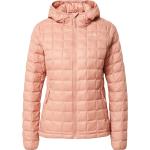 Dámské Bundy s kapucí The North Face v růžové barvě ve velikosti XL ve slevě udržitelná móda 