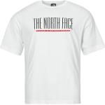 Pánská  Trička s krátkým rukávem The North Face v bílé barvě ve velikosti L s krátkým rukávem 
