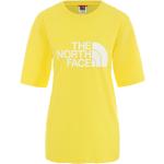 Dámská  Trička The North Face v citrónové barvě ve velikosti S ve slevě 