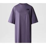 Dámské Tričkové šaty The North Face ve fialové barvě z bavlny ve velikosti S ve slevě 