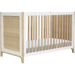 Dětské postele v bílé barvě v elegantním stylu z cedrového dřeva lakované 