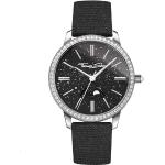 Dámské Náramkové hodinky Thomas Sabo v šedé barvě fáze měsíce s quartzovým pohonem s analogovým displejem s voděodolností 5 Bar 